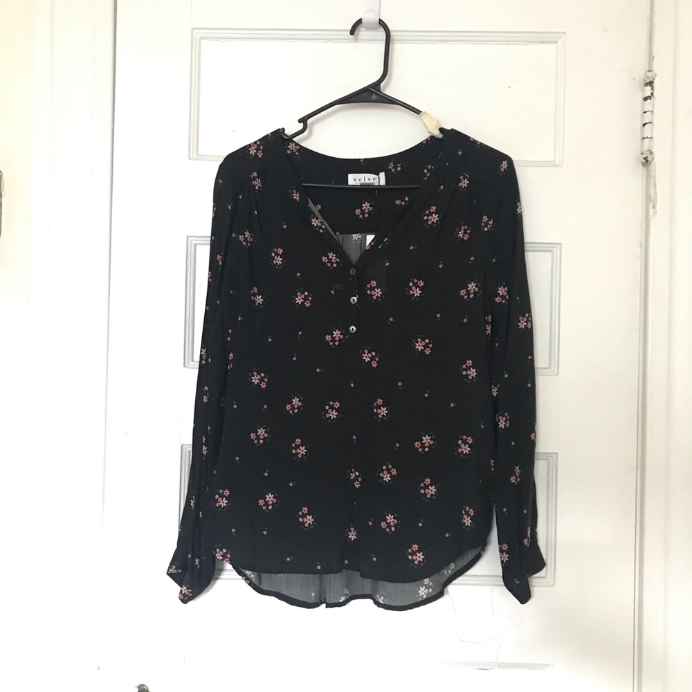 Velvet By Graham and Spencer Floral Top